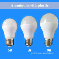 2015 china factory wholesale Aluminum and plastic solar bulb